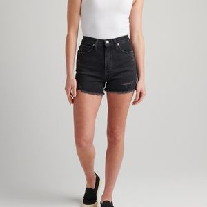 Silver Jeans Women's High Waist Black Shorts
